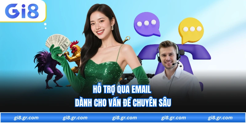 Liên Hệ Hỗ trợ qua email dành cho vấn đề chuyên sâu